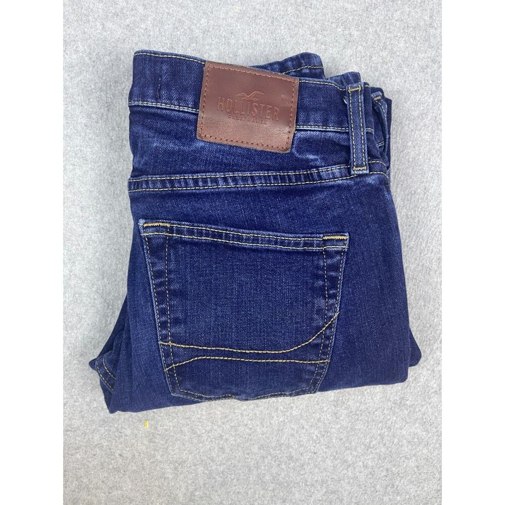 Hollister Skinny Epic Flex Jeans Womens 30x32 (Measures 28x29) Low Rise Straight